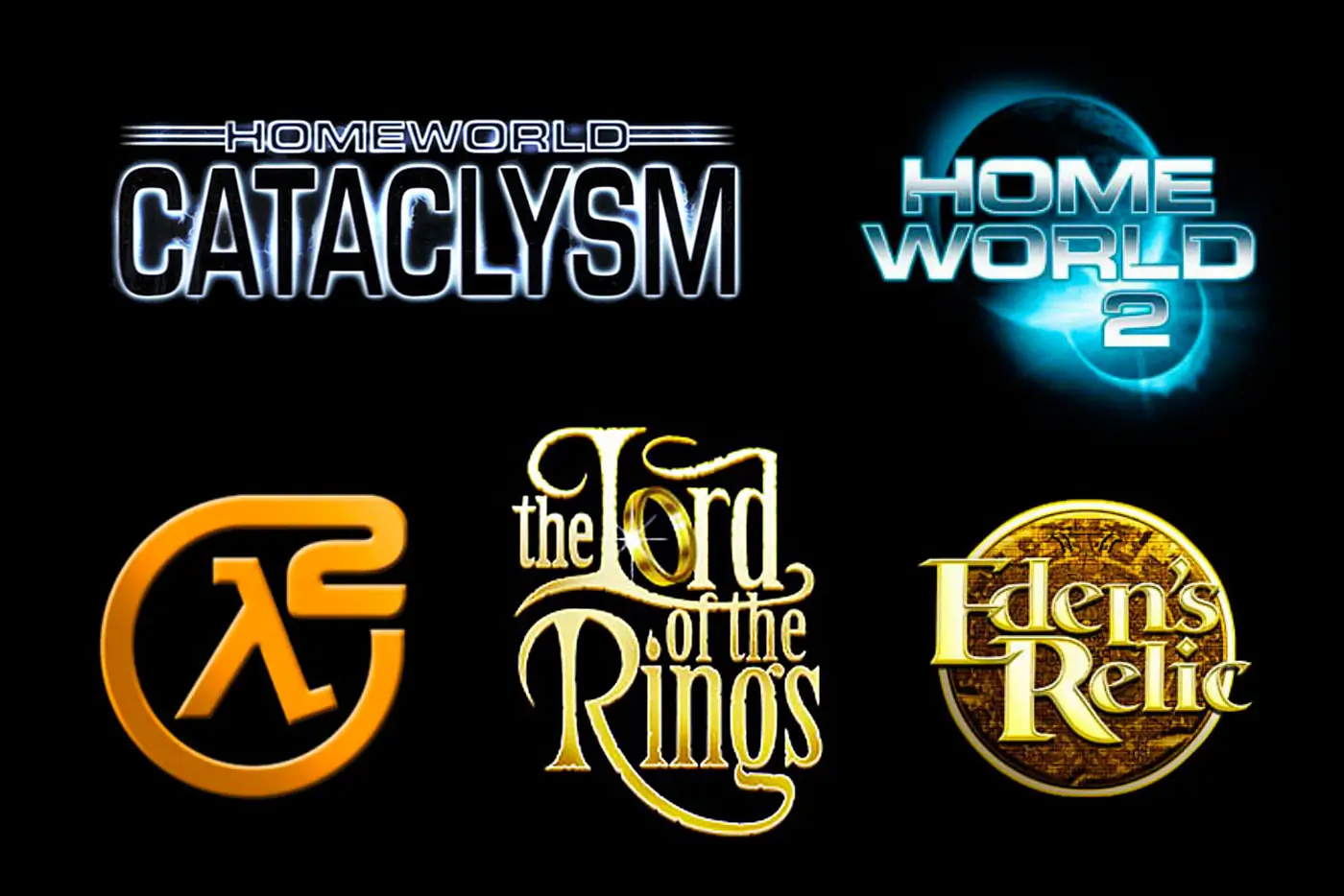 Various game logos